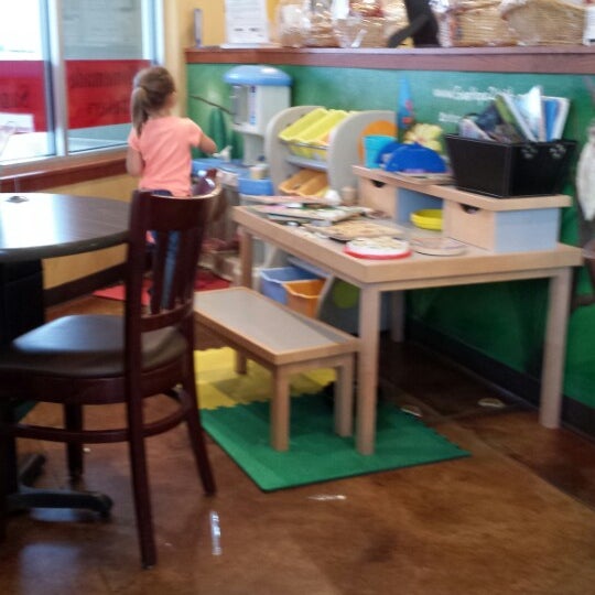 Great coffee and food, plus a clean and FUN kids area!!