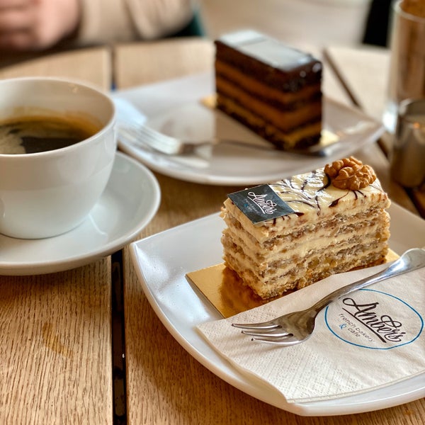 Photo taken at Amber&#39;s French Bakery &amp; Cafe by Olga S. on 3/7/2020