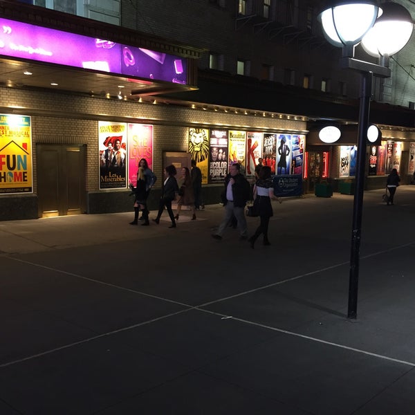 Photo taken at Shubert Alley by Seth F. on 3/10/2016
