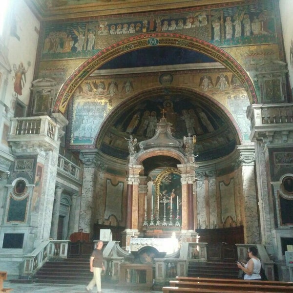 Photo taken at Basilica di Santa Prassede by John W. on 7/17/2015