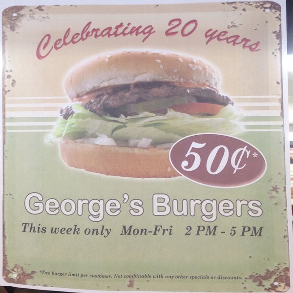 7/16/2015 tarihinde Eduardo Á.ziyaretçi tarafından George&#39;s Burgers'de çekilen fotoğraf