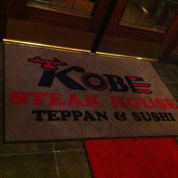 Photo taken at Kobe Steakhouse &amp; Lounge by Winston S. on 1/26/2014
