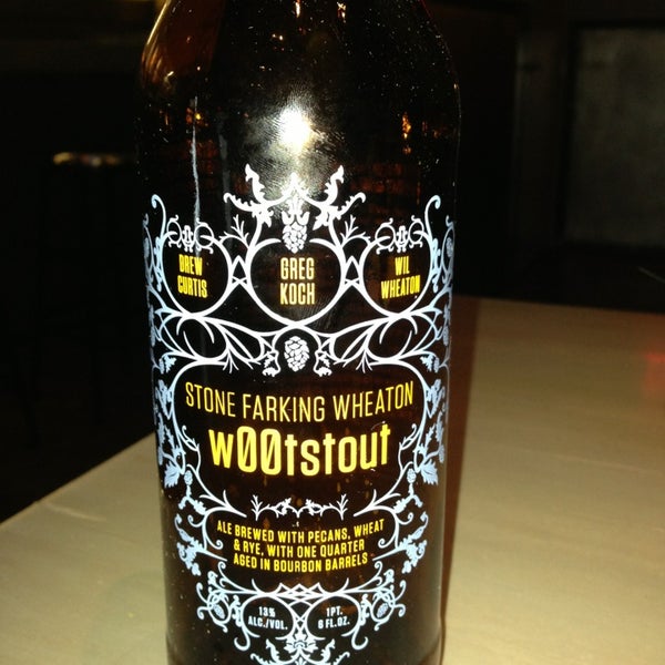 Woah - not sure why TLT has w00tstout, but it's a perfect ($$$) beer for a short rib taco