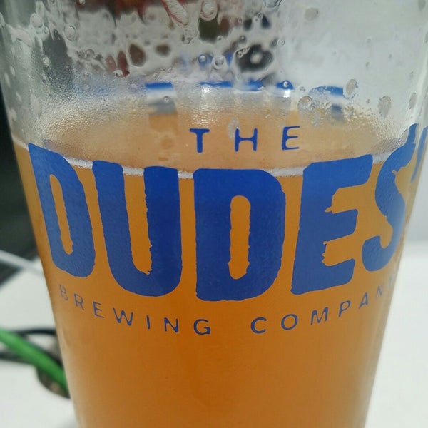 Photo taken at The Dudes&#39; Brewing Company by Brian M. on 6/7/2018