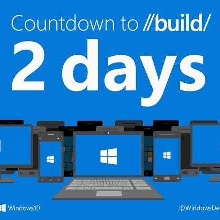 Microsoft ‪#‎Build2016‬ je za dva dana! Da li ćete nam se pridružiti? http://msft.it/6061B9WJR