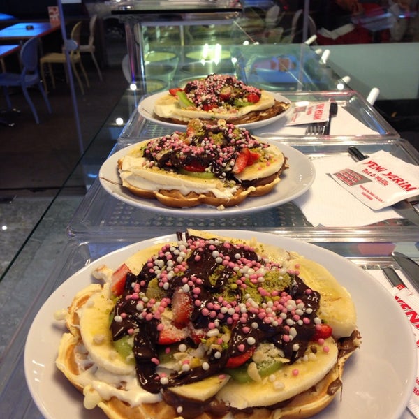 Photo taken at Müslüm Waffle by Yalçın G. on 11/6/2013