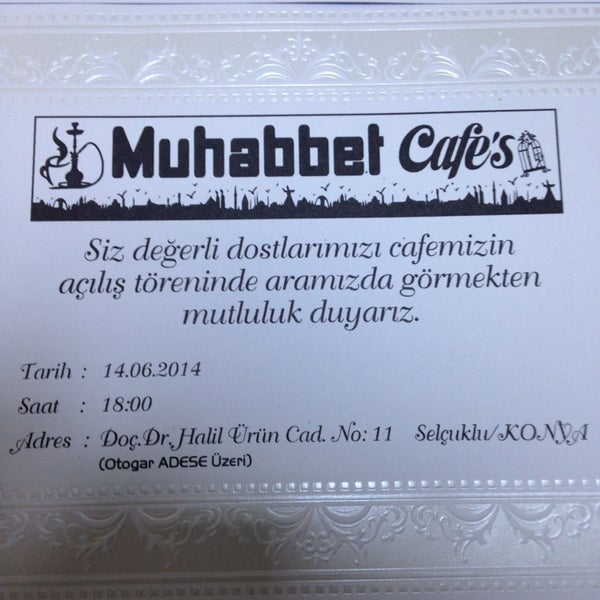Photo taken at Muhabbet Cafe&#39;si by Salih D. on 6/14/2014