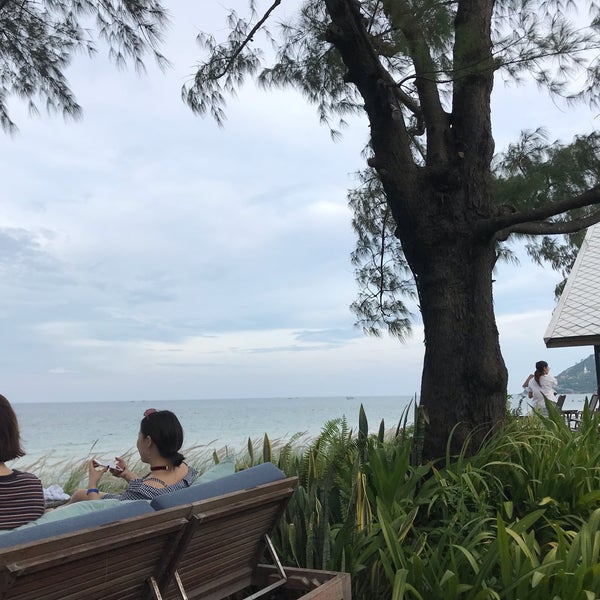 Photo taken at Let&#39;s Sea (By Hua Hin Beach) by Scot M. on 10/2/2018