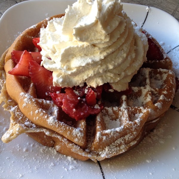 Photo taken at Crepe Creation Cafe by Christa P. on 8/29/2014