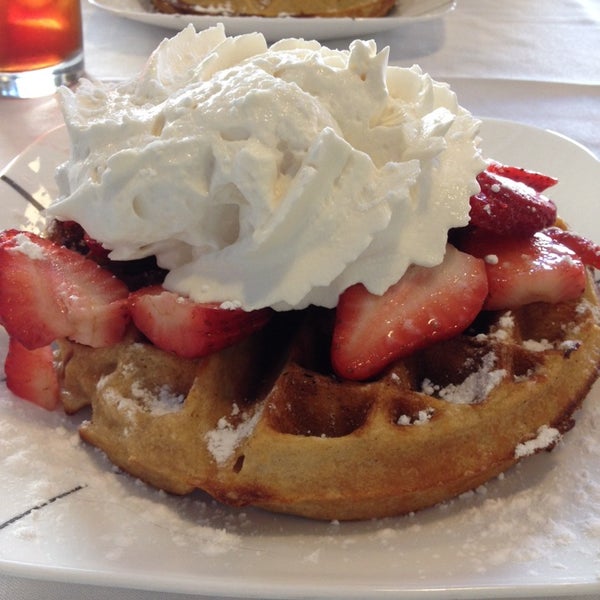 Photo taken at Crepe Creation Cafe by Christa P. on 4/9/2014