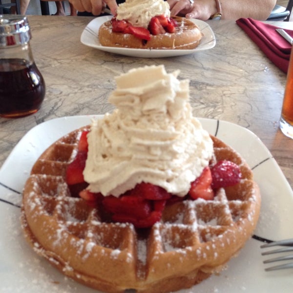 Photo taken at Crepe Creation Cafe by Christa P. on 8/15/2014