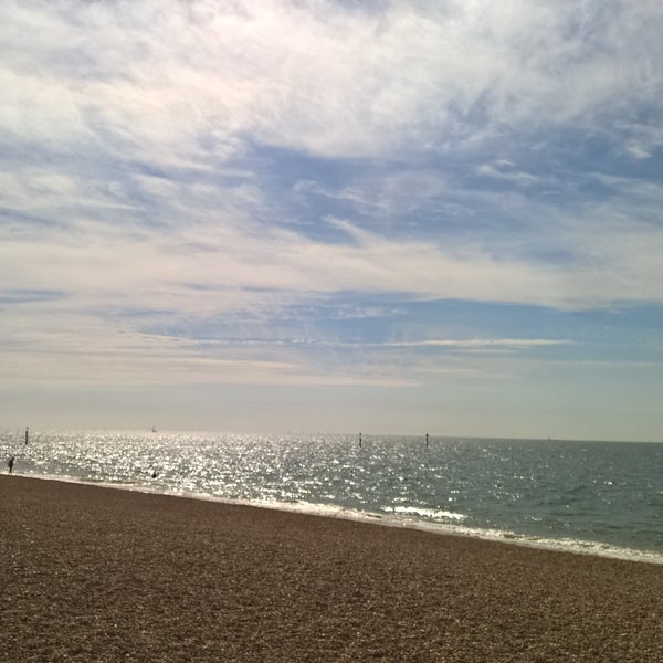 Photo taken at Southsea Beach Cafe by Vanessa L. on 6/28/2015
