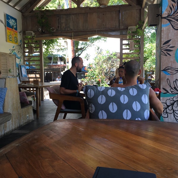 Photo taken at Coffee &amp; Thyme Gili Air by Zeb D. on 4/1/2017