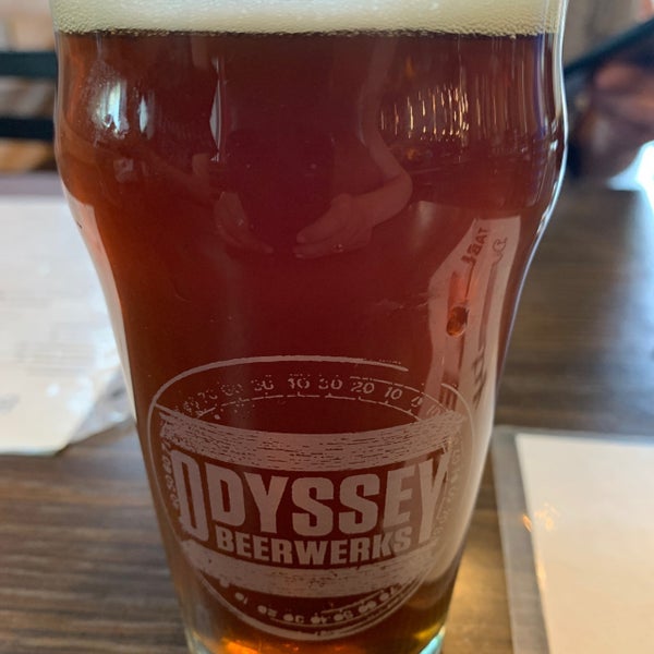 6/17/2021 tarihinde Alicia C.ziyaretçi tarafından Odyssey Beerwerks Brewery and Tap Room'de çekilen fotoğraf