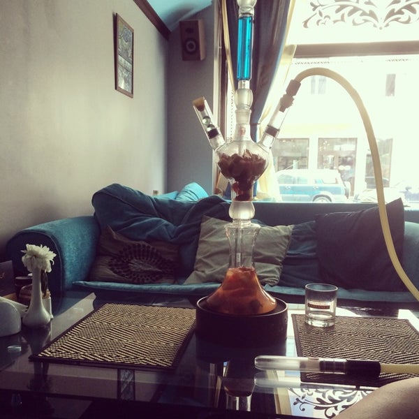 Photo taken at Nargilia lounge &amp; dining by Aynura G. on 6/11/2014