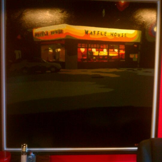 Cool waffle house painting!