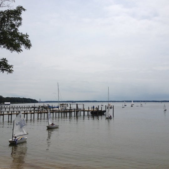 Photo taken at Fishing Bay Yacht Club by Copeland C. on 8/12/2012
