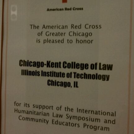 Foto tomada en IIT Chicago-Kent College of Law  por elizabeth c. el 10/27/2011