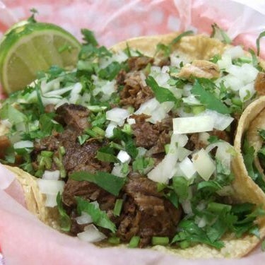 Photo taken at Paco&#39;s Tacos by Your Happy Hour Hero h. on 1/27/2012