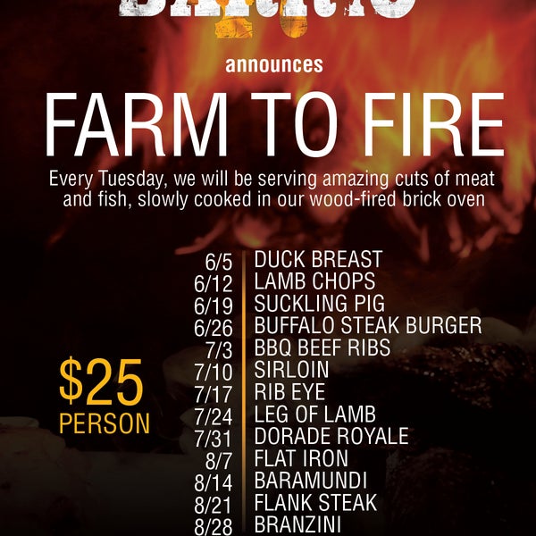 FARM TO FIRE tonight: PAN SEARED DUCK BREAST, Israeli Mediterranean style Couscous $25. Reserve at: http://barrio47.com/reservations.html or 212.255.3900