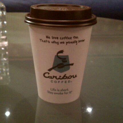 Enjoy a caramel latte in the morning