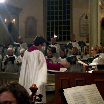 Photo taken at Trinity Episcopal Church by Emily C. on 12/25/2011