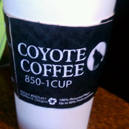 Photo taken at Coyote Coffee Cafe by Tell Them Outreach Team on 10/3/2011