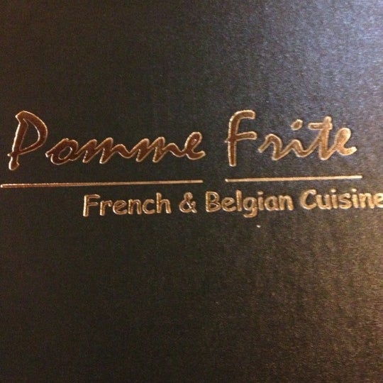 Photo taken at Pomme Frite by Nina R. on 9/1/2012