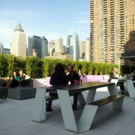 Photo taken at The Terrace at Yotel by Anna C. on 5/17/2012