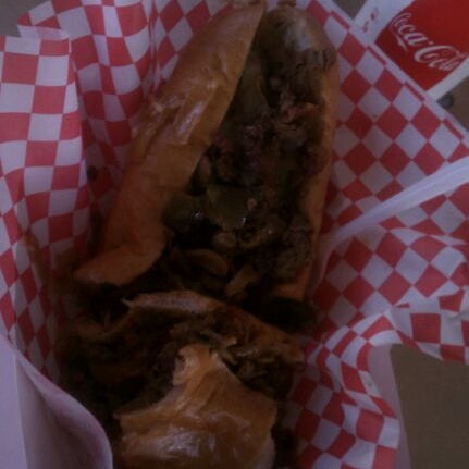 Photo taken at POP&#39;S Philly Steaks by Jeffrey V. on 9/16/2011