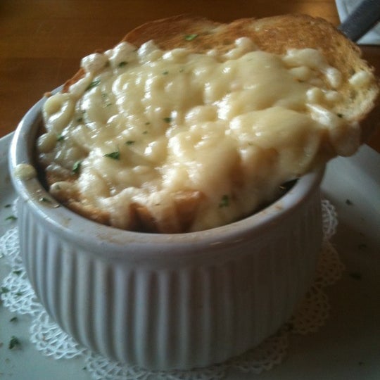 The French Onion Soup is average... Good, but nothing spectacular.