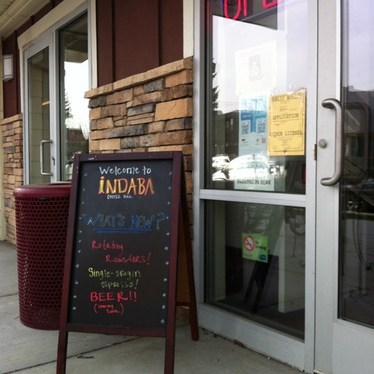 Photo taken at Indaba Coffee by Nick H. on 4/11/2012