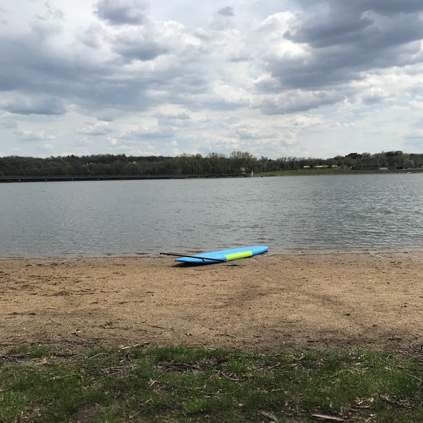 Photo taken at Gray&#39;s Lake Park by Emily E. on 5/5/2018