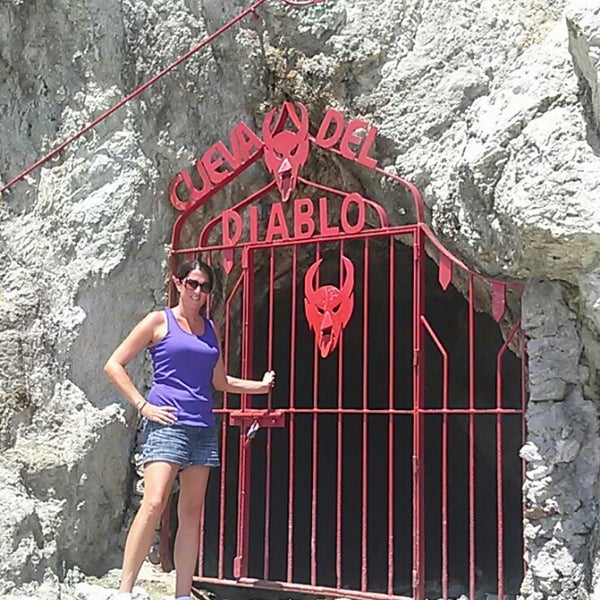 Photo taken at La Cueva del Diablo by rodrigo E. on 7/12/2014
