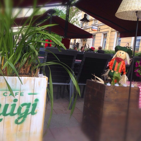 Photo taken at Luigi Cafe by Alex G. on 5/31/2014
