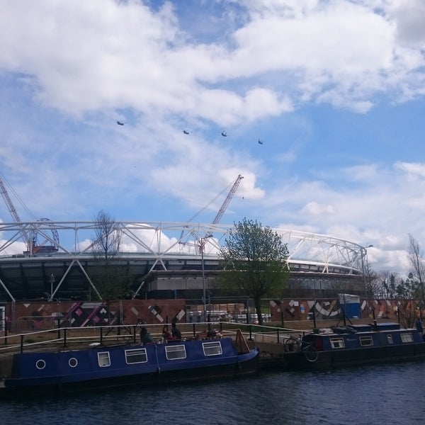 Great view of the Olympic Stadium and good food not to be missed..