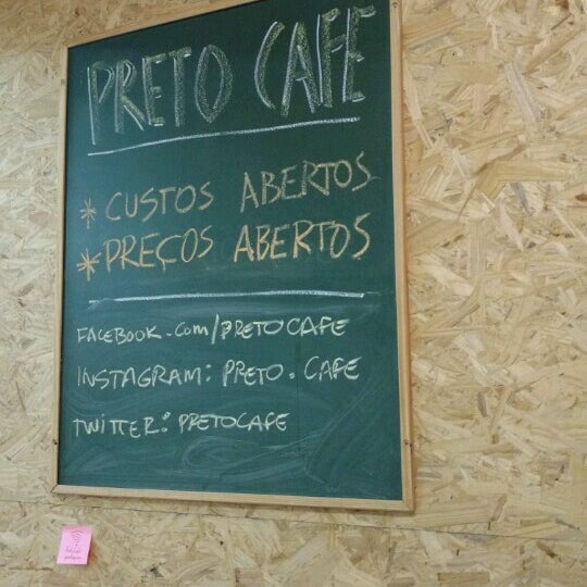 10/1/2016에 prof. Idelfranio M.님이 Preto Café에서 찍은 사진