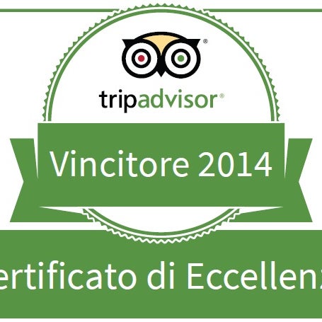 Abbiamo il Certificato di Eccellenza 2014 by Tripadvisor!! :D