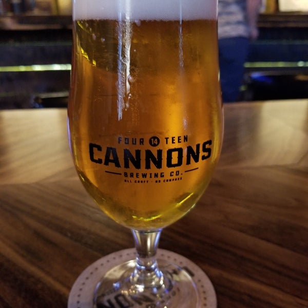 Photo taken at 14 Cannons Brewery and Showroom by Charles P. on 7/6/2019