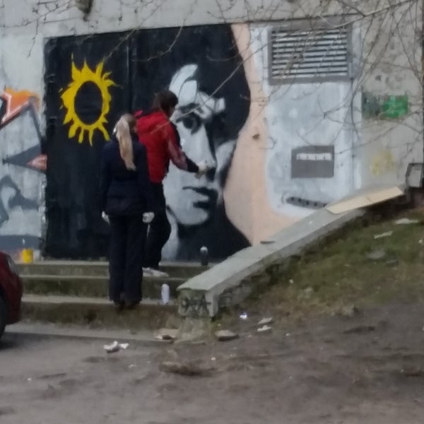 Сквер цоя в санкт петербурге