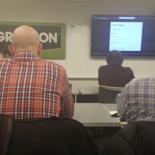 Photo taken at Groupon by Andrew M. on 4/16/2014