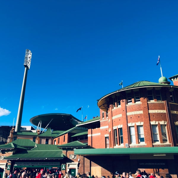 Photo taken at Sydney Cricket Ground by Rick S. on 7/28/2019