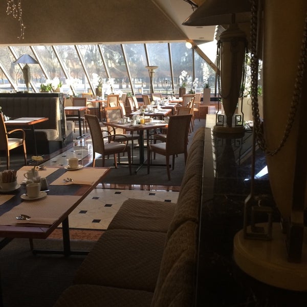 Photo taken at Piramīda restaurant by Alexej I. on 3/30/2014