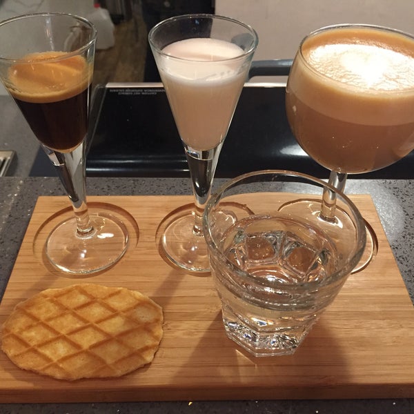 Try Project #1: The deconstructed latte. Espresso then steamed milk and then your latte. A great way to taste all the flavours.