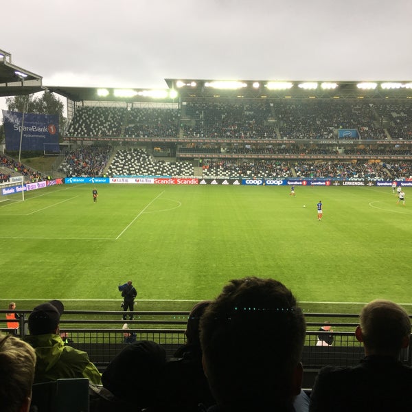 Photo taken at Lerkendal Stadion by Harald B. on 6/24/2018