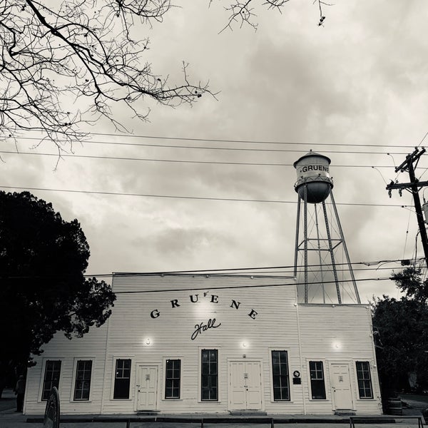 Photo taken at Gruene Hall by Wednesday T. on 1/25/2019