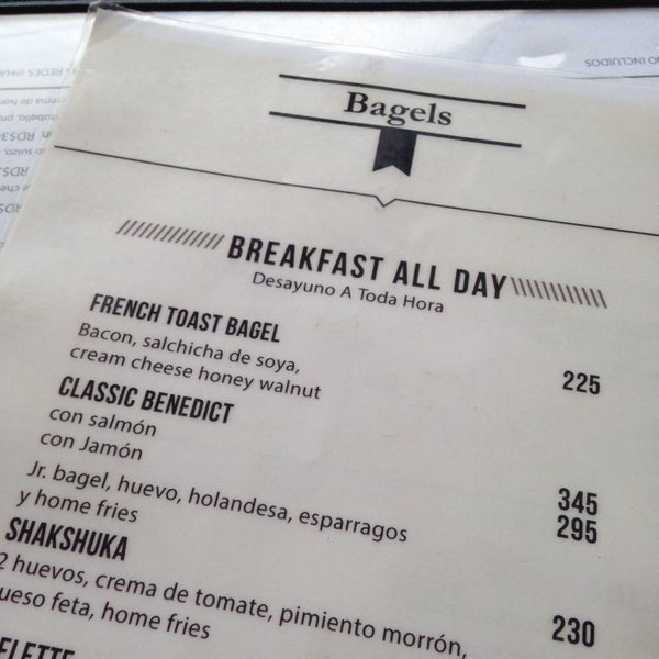 Bagels Cafe & Bistro Tienda de bagels en Santo Domingo