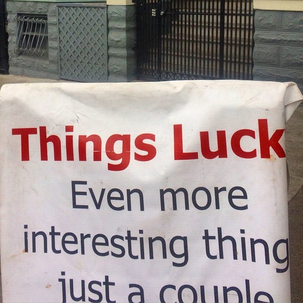 Lucky things