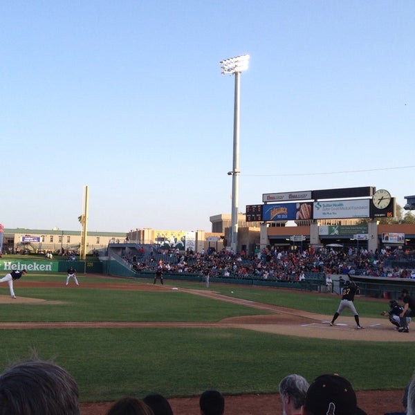 Photo taken at Stockton Ballpark by steve n. on 5/31/2014