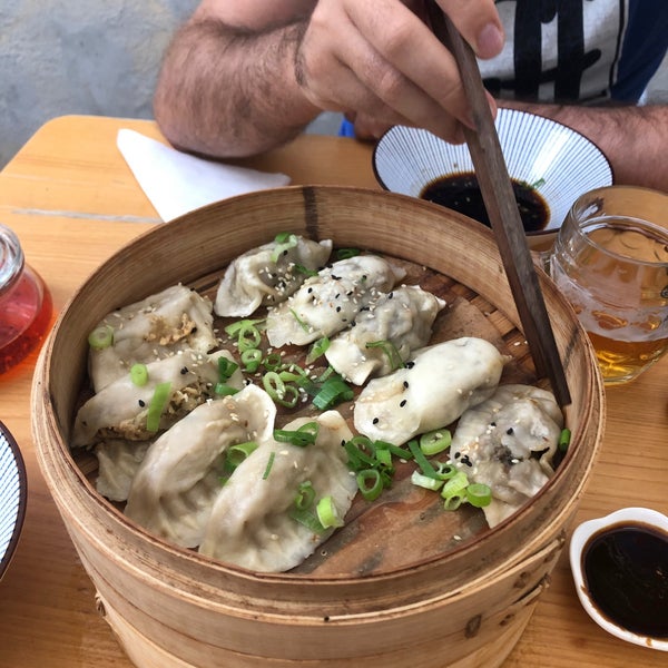 Tasty dumplings, only thing to criticize is that the dough broke in many. Sauces are good as well. Vegetarian options.